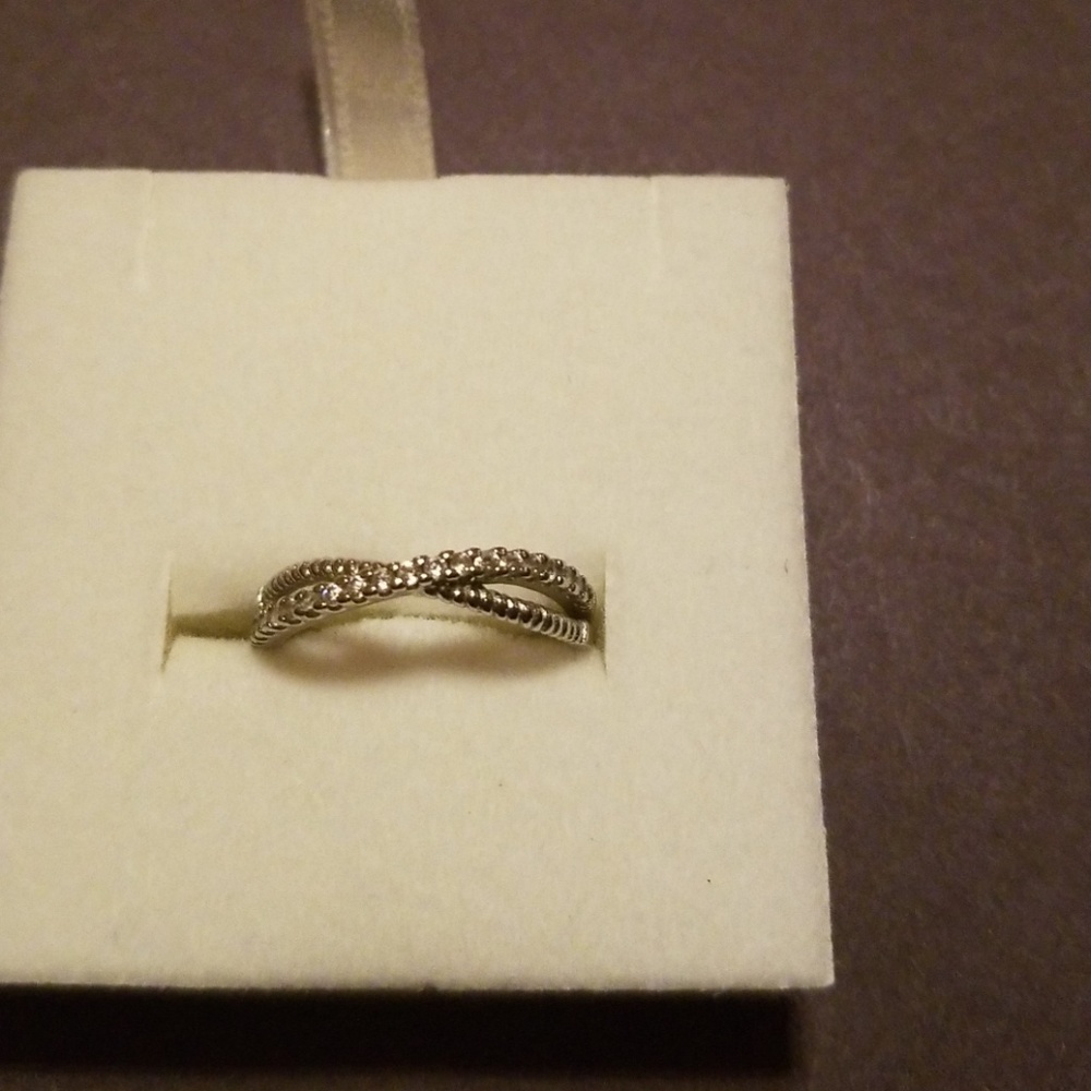 Silver Ring CZ (NWOT)